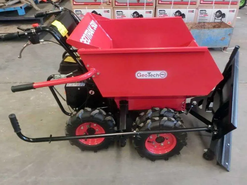Lame avant pour brouette à moteur GeoTech Pro GEOTRAK 500 - Benne 500Kg