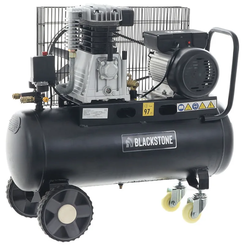 BlackStone B-LBC 50-30 - Compresseur d'air électrique à courroie - Moteur 3 CV - 50 L