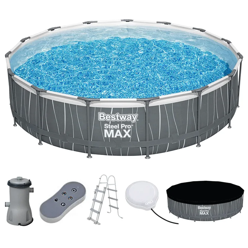 Bestway Steel Pro max 561GD - Ø457x107 cm - Piscine ronde