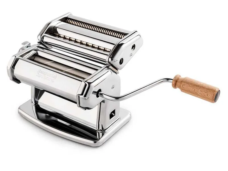 Imperia iPasta T. 6,5/12 mm Ruvida - Laminoir - Machine à pâtes manuelle en INOX