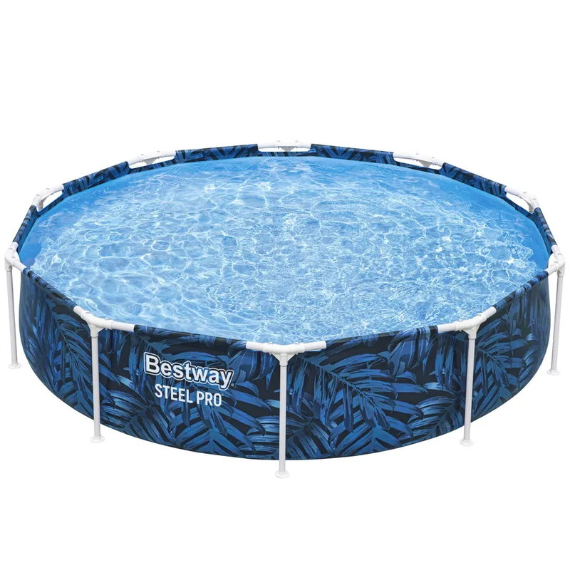 Bestway Steel Pro 56985 - 305x305x66 cm - Piscine ronde pour 3-4 personnes