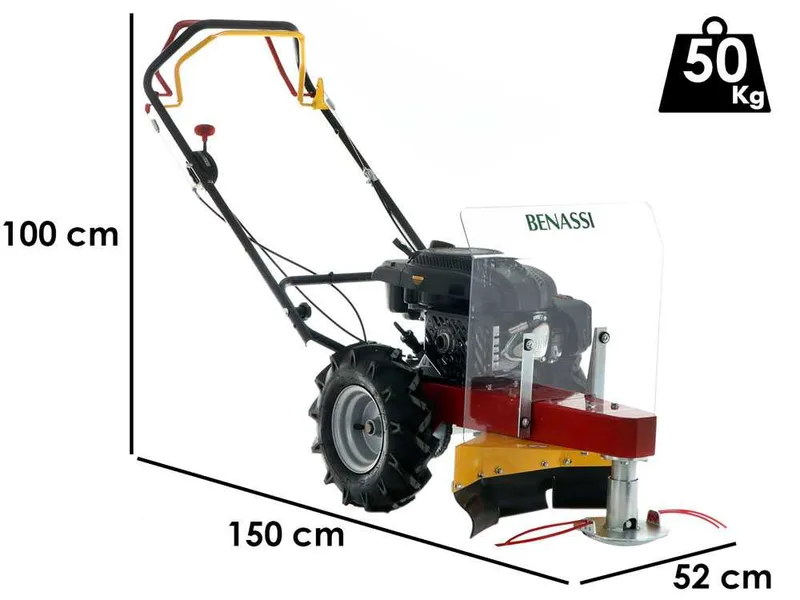 Benassi MD 555 R - Débroussailleuse à roues à essence 4 temps autotractée - rato RV 150