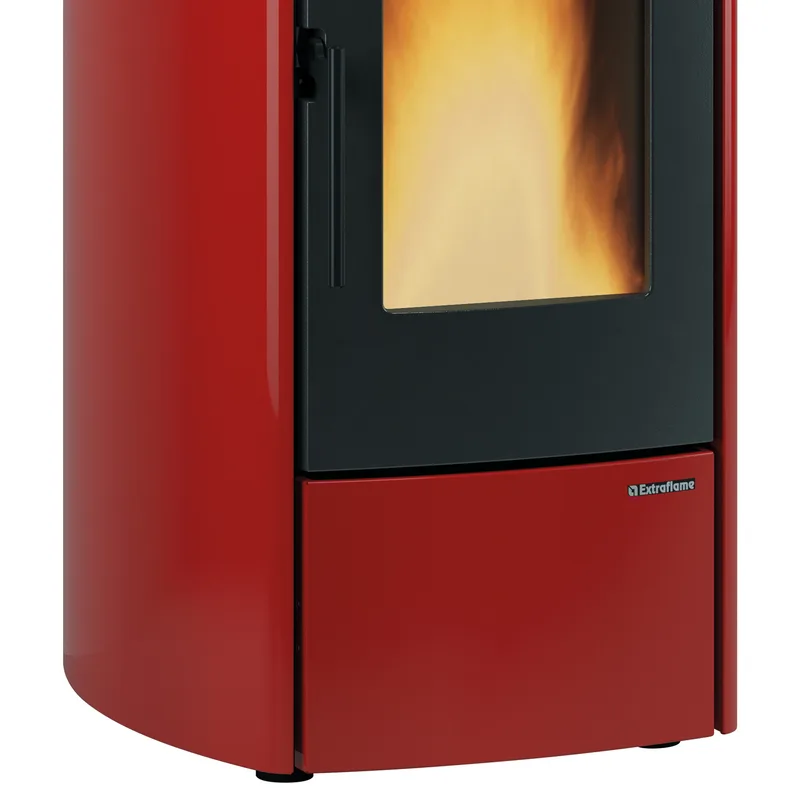 Extraflame Marina Idro 16 H13 poêle à granulés bouilleur acier bordeaux
