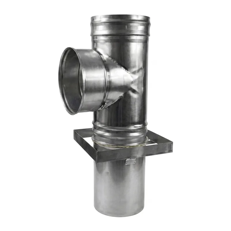 Schiedel Raccordement de conduit PPL 90° avec fourreau, déflecteur, support et manchon de dilatation pour LB90 Ø 180 mm
