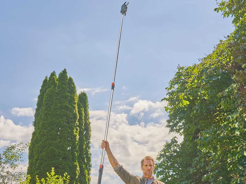 Gardena StarCut Pro L - Coupe-branches sur perche télescopique 175-400cm - Ø32mm