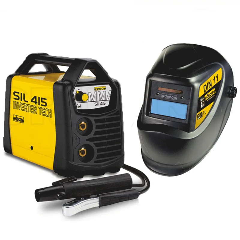 Deca SIL 415 - Poste à souder inverter (MMA/TIG) + Masque, courant continu (DC)