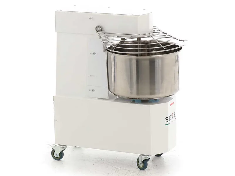 Pétrin à spirale Seven Italy GH 20 - 230 V - Avec roues et Minuterie