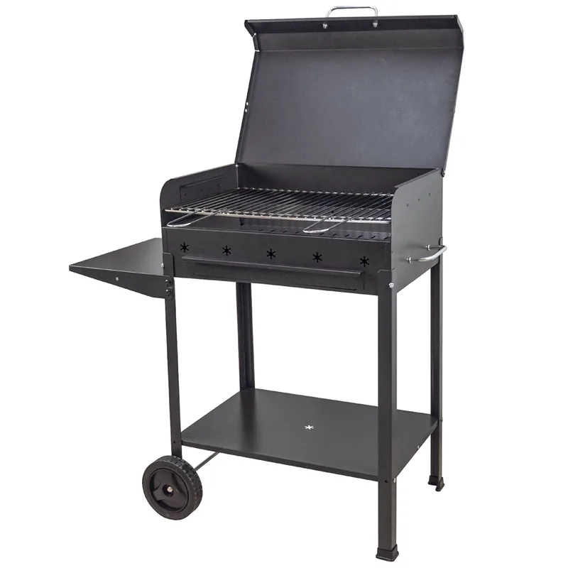 Mille Stella Large - Barbecue à charbon en fer artisanal - 67,5x37 cm