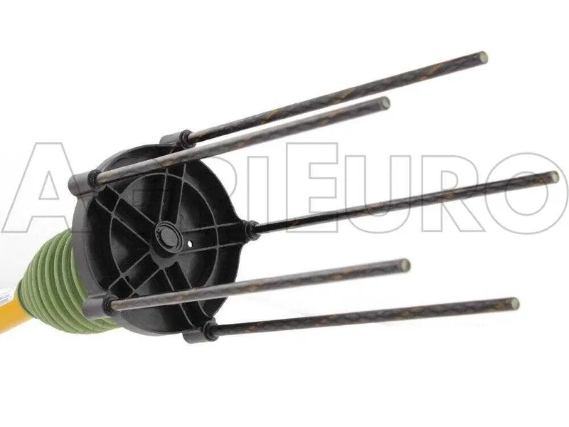 Peigne vibreur électrique à batterie Oliviero Light 2.0 avec perche fixe en aluminium de 180 cm