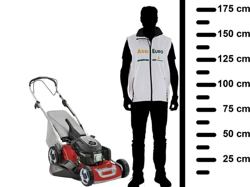 CastelGarden XM 55 S - Tondeuse à gazon thermique tractée - Moteur ST 170 - coupe 53 cm