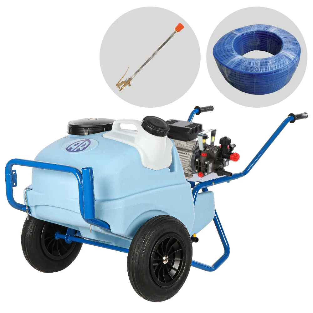 Annovi Reverberi CAR 130/H + AR DUE EM - Chariot avec cuve et pompe électrique pour pulvérisation