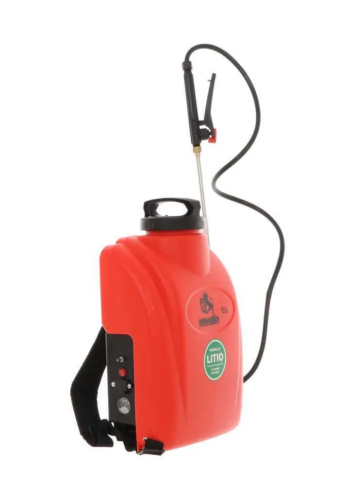 Pompe de pulvérisation dorsale à batterie Ausonia - à dos électrique, 12 litres