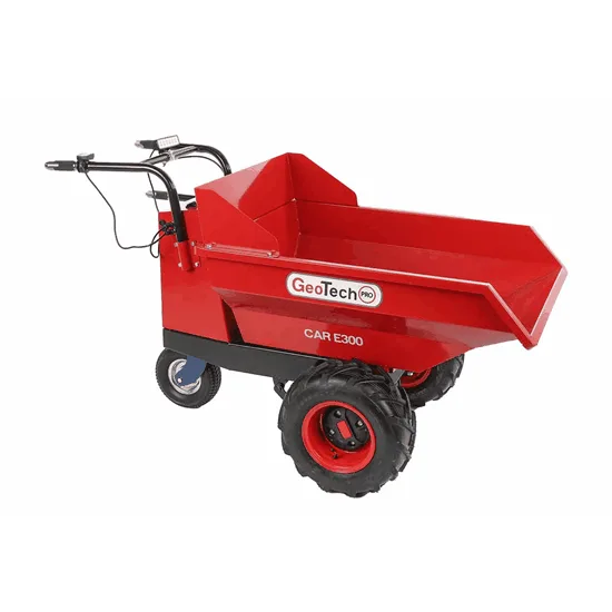 Brouette à batterie GeoTech Pro Mini Dumper Car E300 - Caisson dumper manuel 300Kg