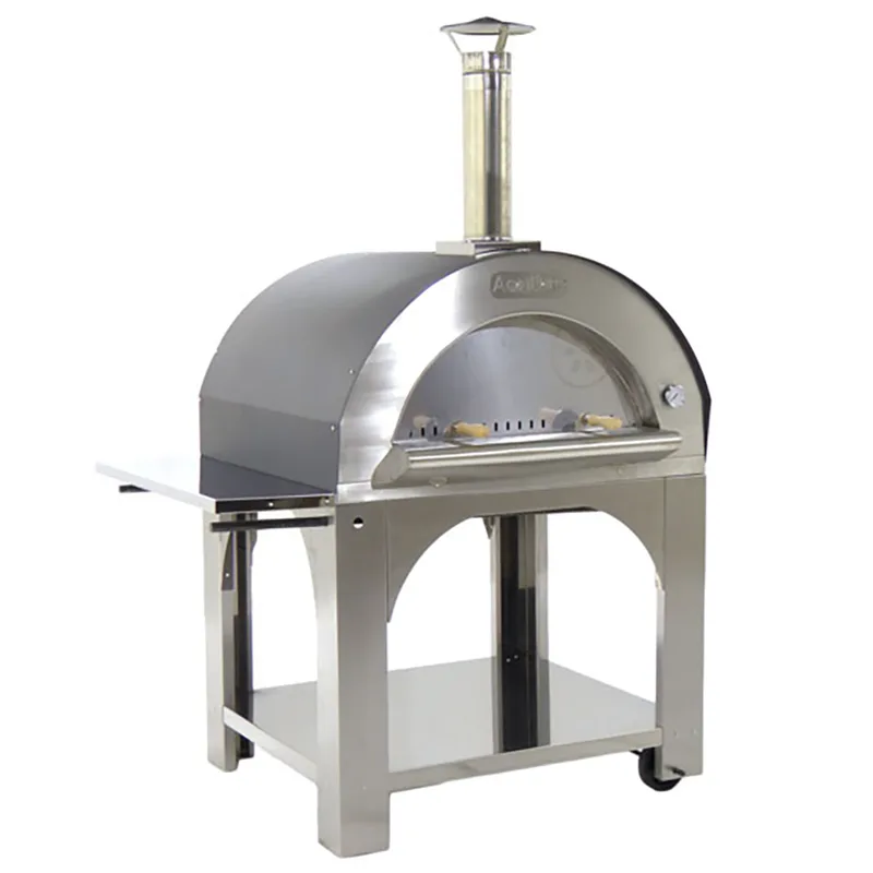 Cibus Inox - Four à bois à pizza d'extérieur - 5 pizzas