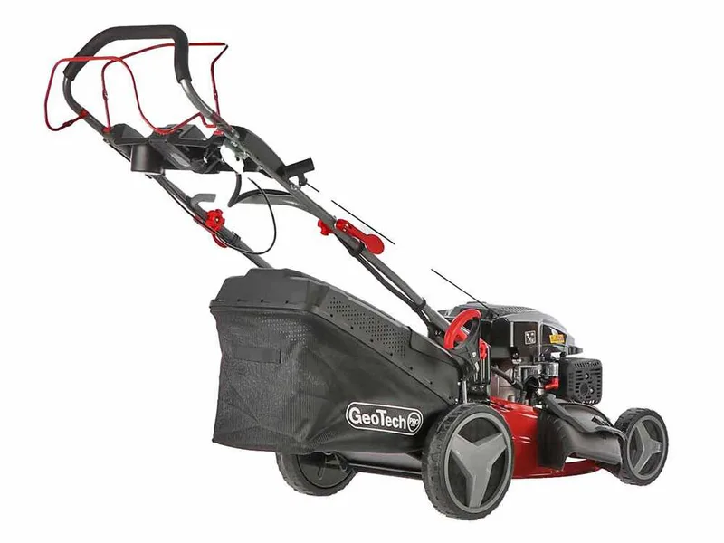 GeoTech Pro S53-225 BMSGW ES - Tondeuse à gazon tractée 4en1 - Démarrage électrique