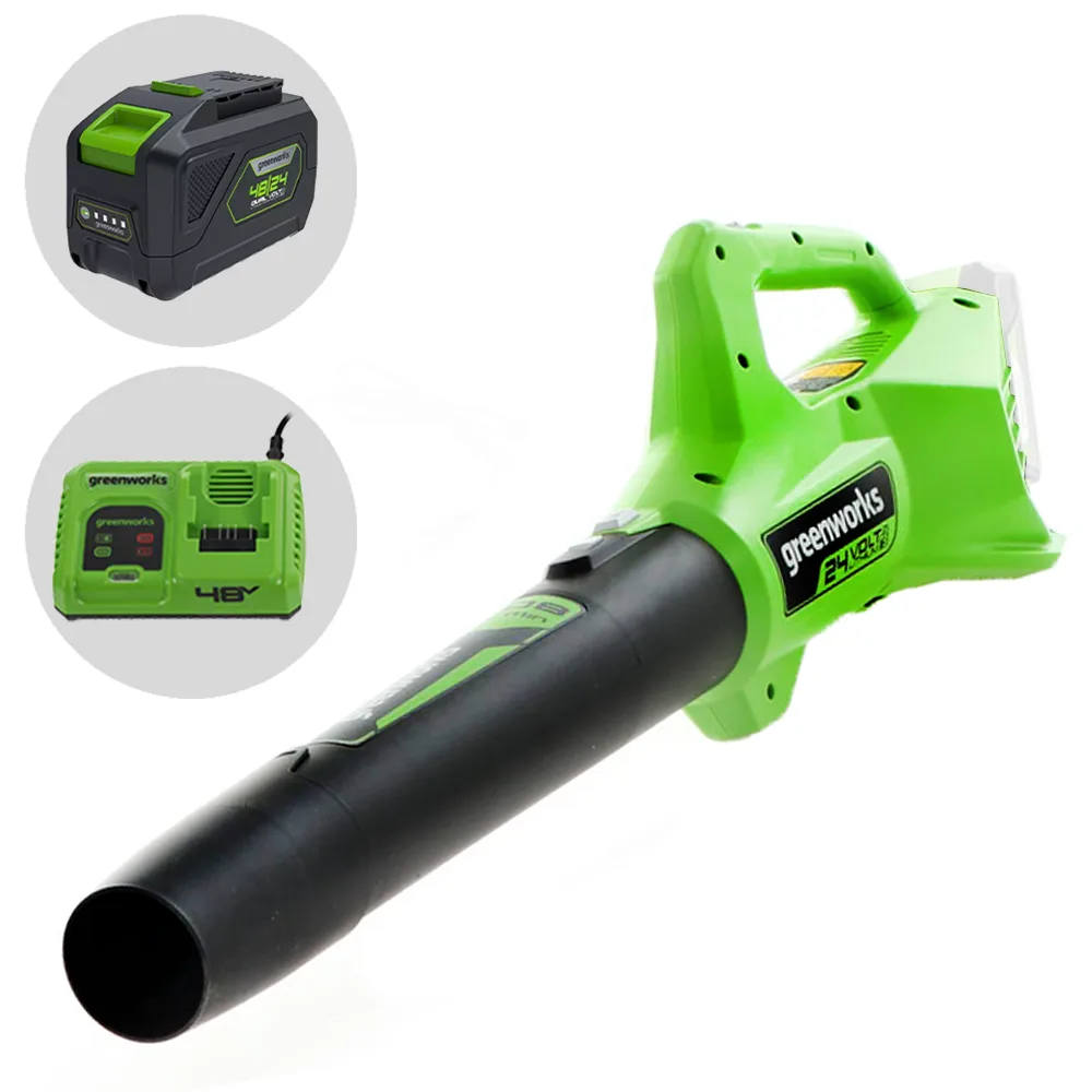 Greenworks G24ABO - Souffleur axial à batterie 24 V 10 Ah