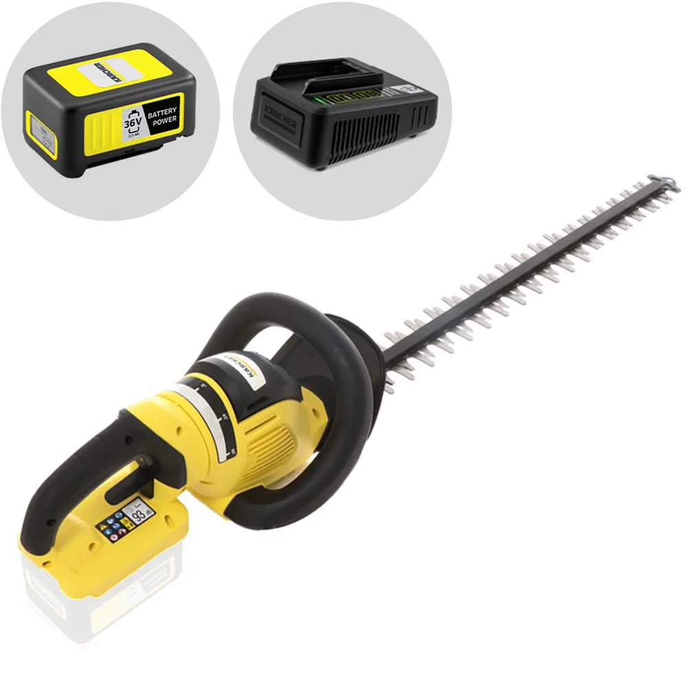 Karcher HGE 36-60 - Taille-haie à batterie 36V 2.5Ah - Lame de 60 cm