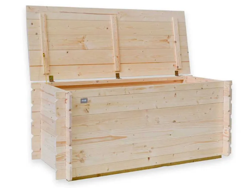 Alce Giove - Coffre à outils de jardin - 130 x 60 x 54 cm
