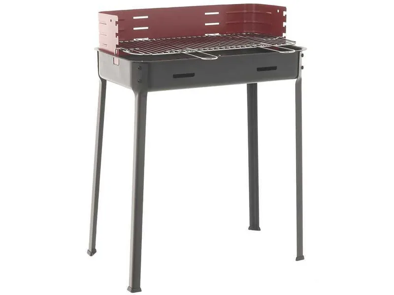 Mille Flavia s/r 55 - Barbecue à charbon en fer artisanal - 55,5x29,5 cm