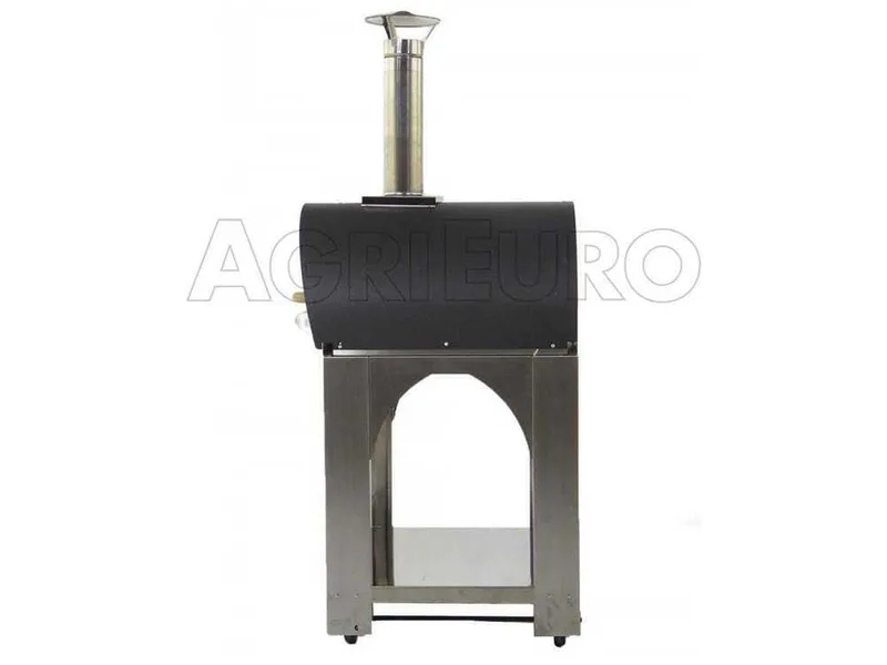 Cibus INOX - Four à bois d'extérieur pour pizza - Capacité de cuisson : 2 pizzas