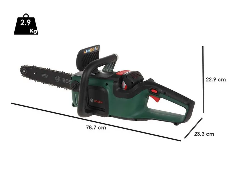 Bosch AdvancedChain 36V-35-40 - Tronçonneuse à batterie - 36 V 2 Ah - Guide 35 cm