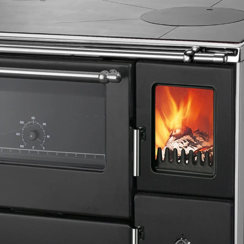 Westminster K76F-90 Cuisinière à bois Noir