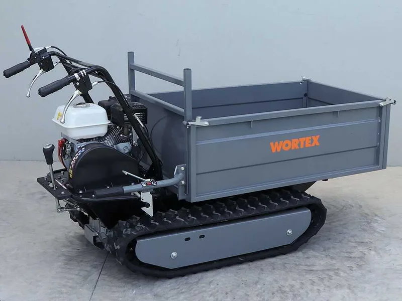 Brouette motorisée à chenilles Wortex SFH 500 - Benne extensible avec charge de 500 Kg