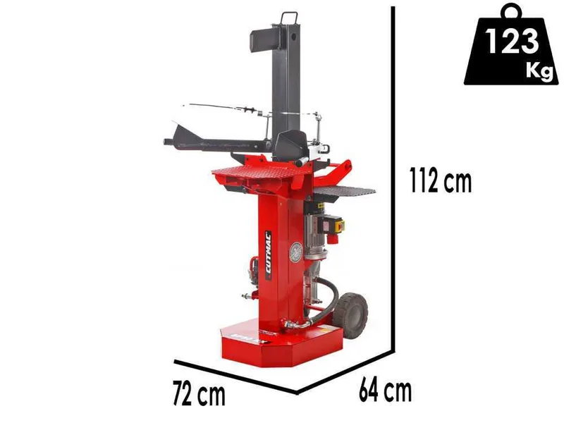 Docma SF80 Rapid 380/4 XX - Fendeuse à bois électrique - Verticale - 400V