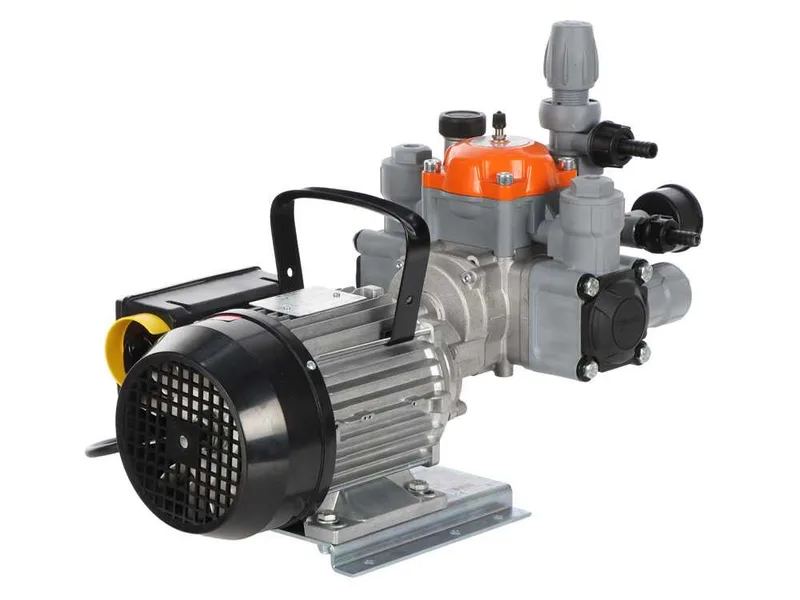 Kit motopompe électrique de pulvérisation avec chariot - Comet MTP BPX25 PP - Pour produits chimiques et acides