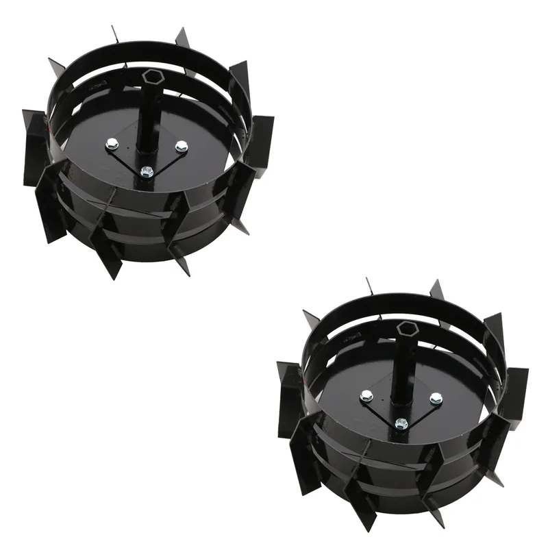 Paire de roues de fer doubles 4.00-8 GeoTech Pro