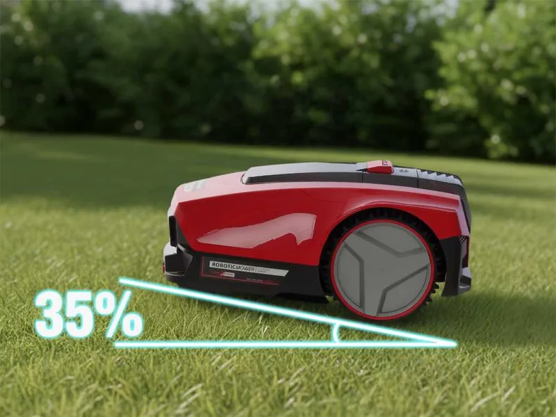 Einhell FREELEXO 300 - Robot tondeuse avec fil périphérique - Batterie au lithium 18 V/2 Ah