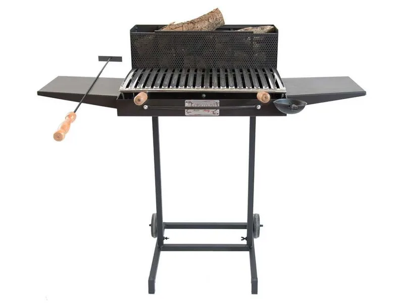 Cruccolini Pisa - Barbecue à bois et charbon en fer artisanal