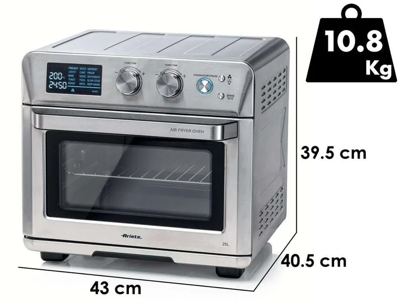 Ariete 4629 - Friteuse à air et four électrique 25 L
