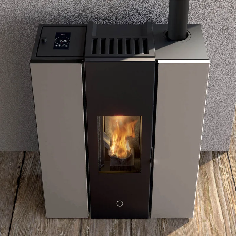 EK63 Gotha 70 Evo Poêle à granulés acier gris tourterelle