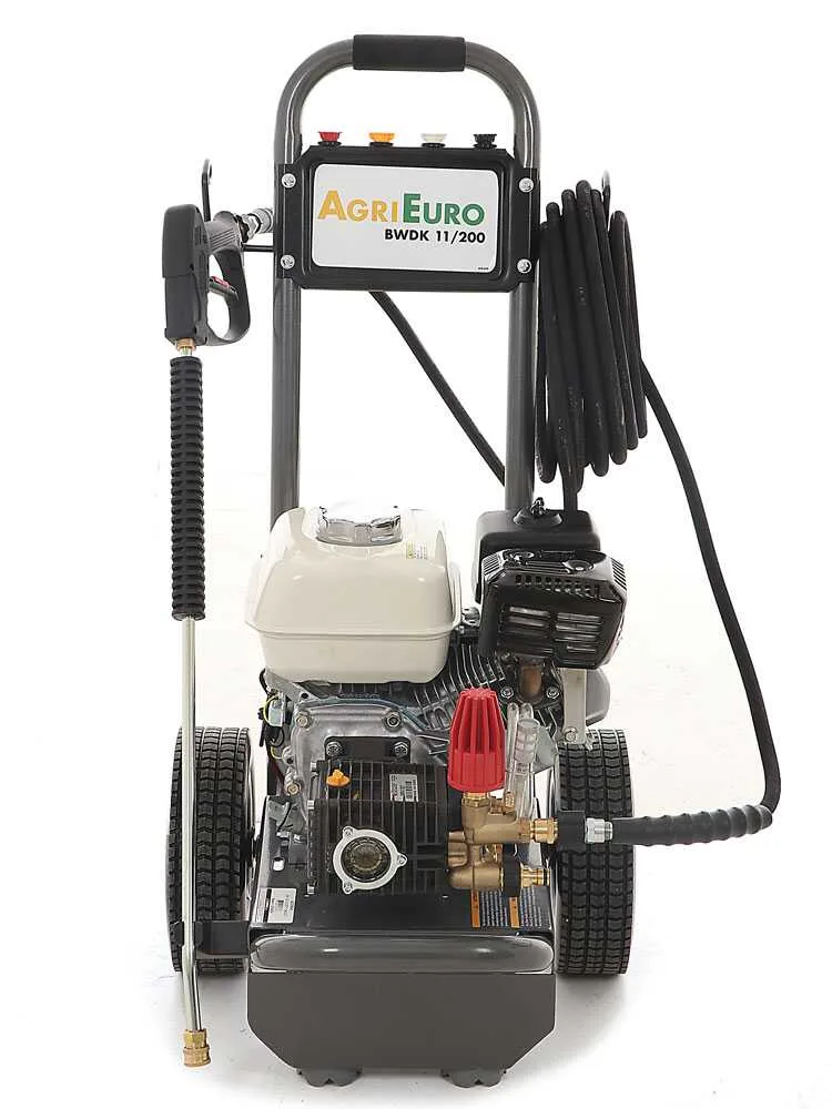 Nettoyeur haute pression thermique AgriEuro bwdk 11/200 PRO - 200 bar 660 l/m - pompe Comet bwd-k - moteur Honda gx 200