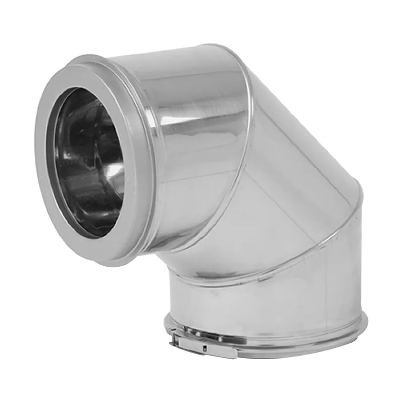 Opsinox conduit de cheminée en acier inoxydable 150mm coude 90° BO9