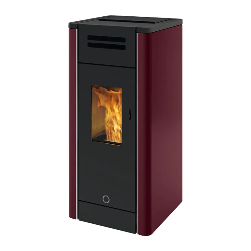 EK63 Metro 110+ Evo Poêle à granulés acier bordeaux