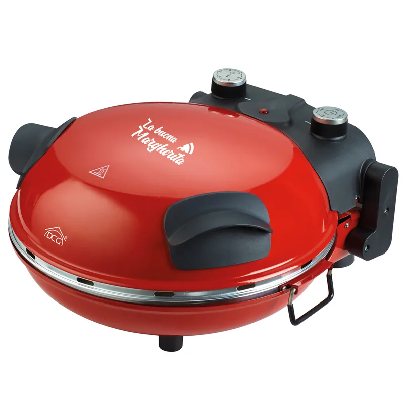 DCG Pizza Maker - Four à pizza électrique - Pierre réfractaire