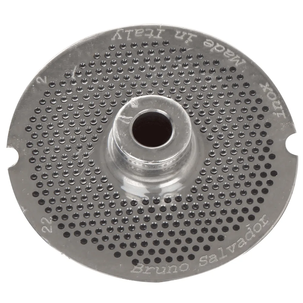 Filière pour hachoir à viande N.32 - trous de Ø 2 mm - diamètre filière 99 mm