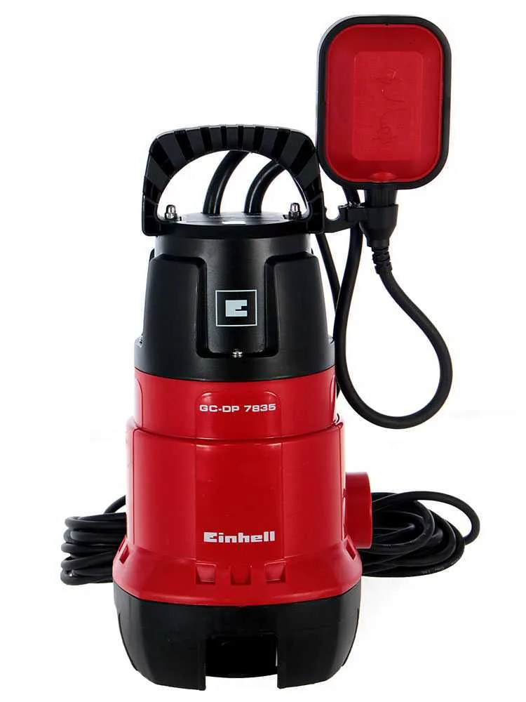 Pompe immergée électrique pour eaux chargées Einhell GC-DP 7835 - électropompe de 780 W - 230V