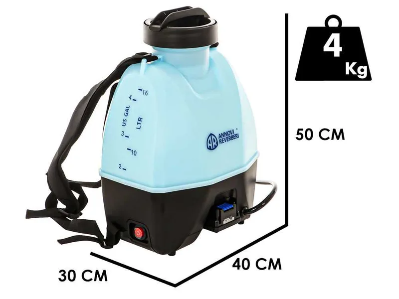 Annovi Reverberi AR Spray 16 - Pompe de pulvérisation à dos à batterie - 16 litres