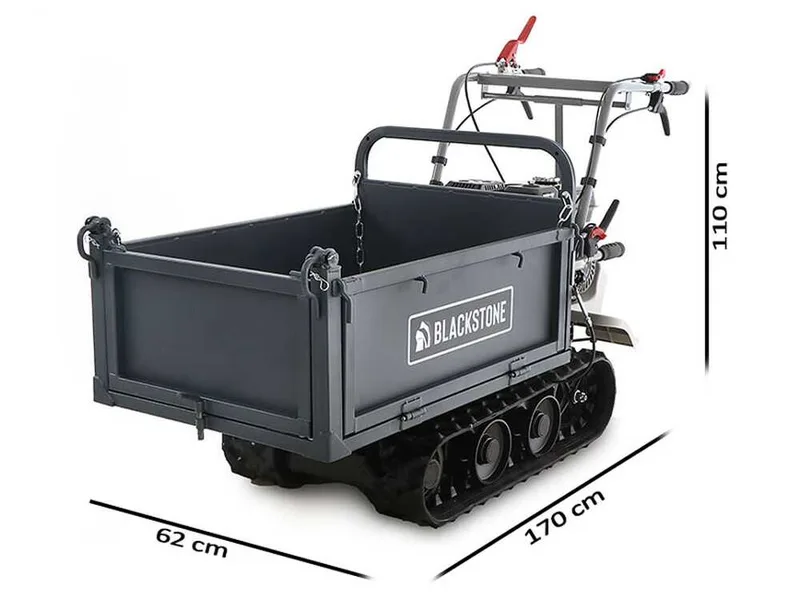 Brouette à chenilles Blackstone TB 3250 F avec benne extensible charge 320 kg