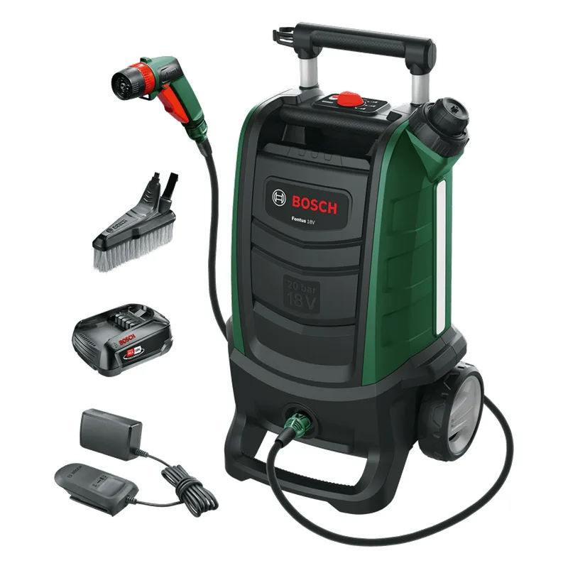 BOSCH Fontus GEN 2 - Nettoyeur haute pression portatif à batterie - 20 bars - 180 l/h - Réservoir 15 L