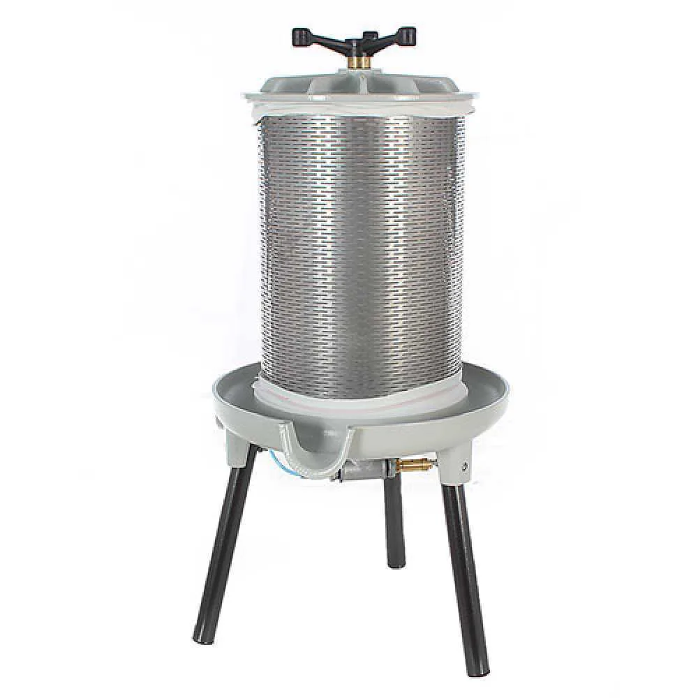 Grifo PEA20 - Pressoir pneumatique pour fruits 20 L – Cuve en acier inoxydable