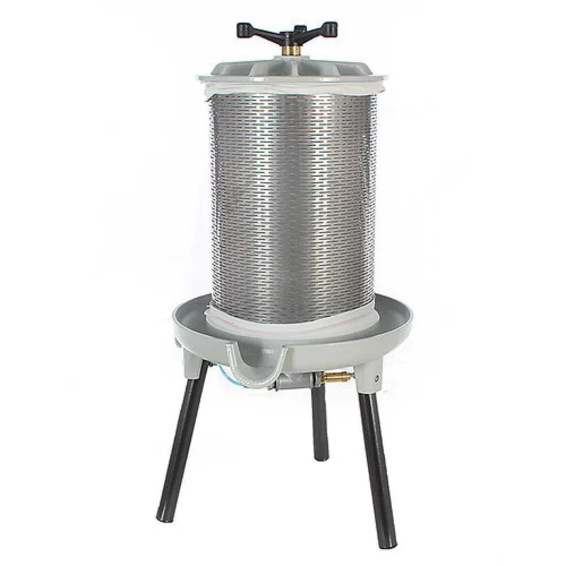 Grifo PEA20 - Pressoir pneumatique pour fruits 20 L – Cuve en acier inoxydable