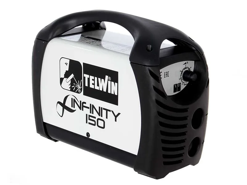 Poste à souder inverter à électrode en courant continu Telwin Infinity 150 - 130 A - avec Kit