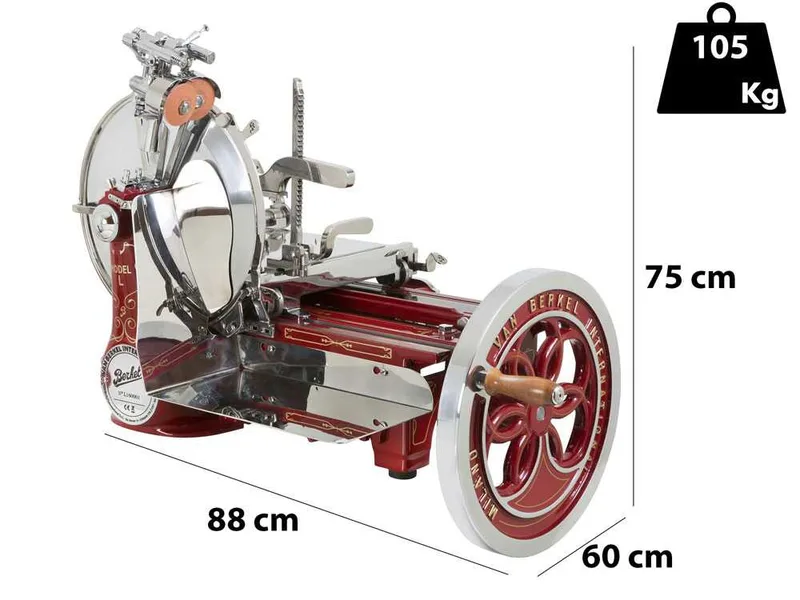 Berkel L16 - Trancheuse à volant - Lame en acier chromé de 350 mm