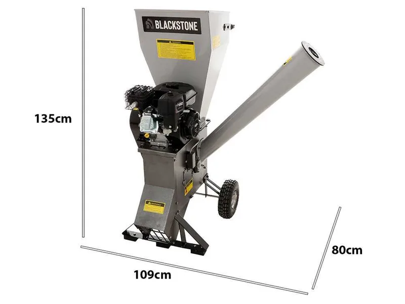 Blackstone CSB70B - Broyeur de branches thermique - Moteur thermique Briggs&Stratton 6,5 CV
