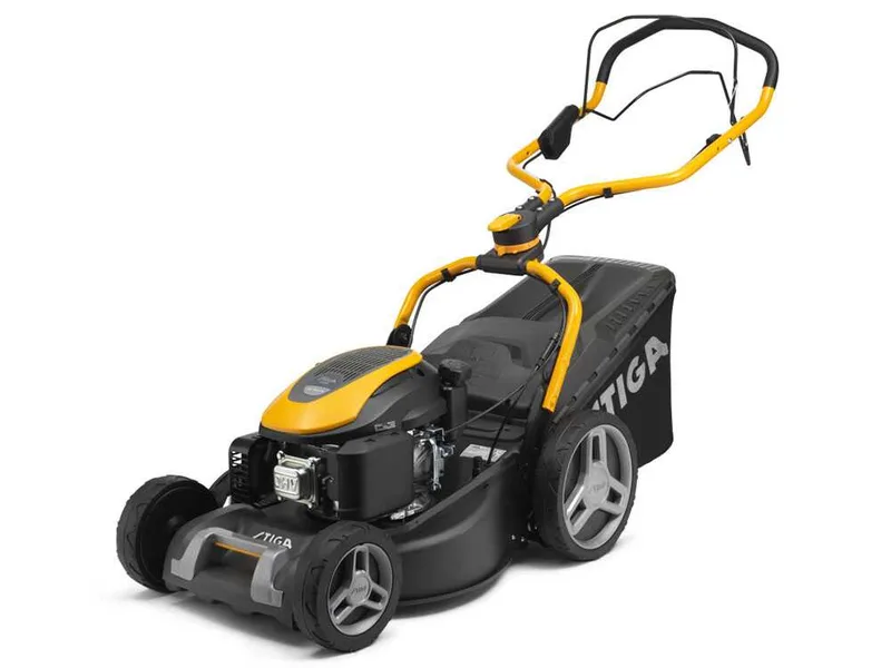 Stiga COMBI 753 SE - Tondeuse à gazon thermique tractée - 4 en 1 - Moteur Stiga ST 170 LS
