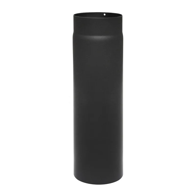 Raik Basic Élément de longueur 180mm noir L: 500mm pour tuyau de fumée / conduit de fumée